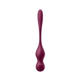 Wibrujące Kulki Love Birds Vary Connect App Wine Red Satisfyer