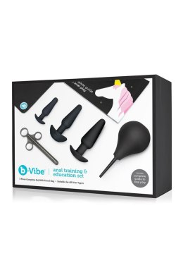 Zestaw zabawek analnych Anal Education Set Black b-Vibe