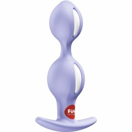 Fun Factory B-Balls Duo anatomiczny korek z kulkami fioletowy 13 cm