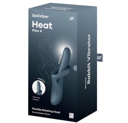 Podgrzewany wibrator do punktu G Heat flex 4 grey Satisfyer