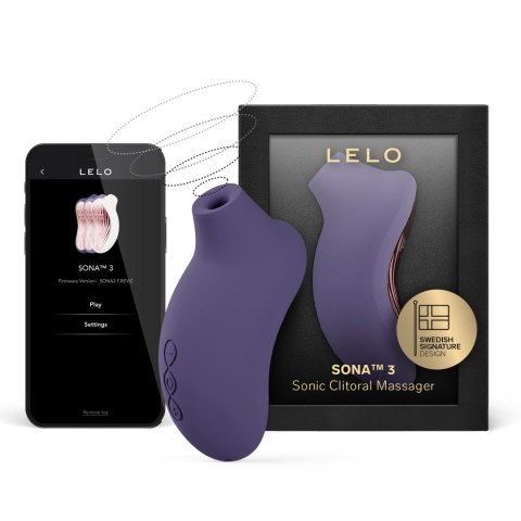 Stymulator łechtaczki sterowany aplikacją Sona 3 Cyber Purple LELO