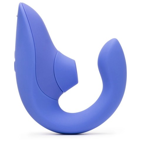 Womanizer Blend Rabbit - niebieski stymulator z podwojnym systemem masażu