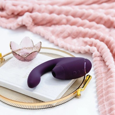 Womanizer Duo Next anatomiczny system powietrzny z wibracjami fioletowy