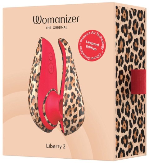 Womanizer Liberty 2 Leopard - kompaktowy model z 8 poziomami intensywności