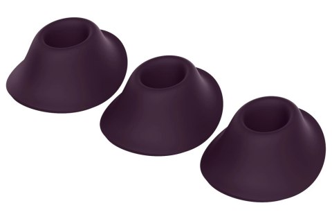 Womanizer Next Zapasowe Końcowki Dark Purple M 3 sztuki silikonowe