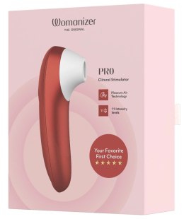Womanizer Pro Red - Model z 11 trybami i technologią powietrzną