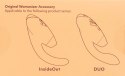 Womanizer W-Heads 3x Lilac M - Zestaw wymiennych końcowek średnich
