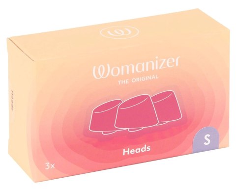 Womanizer W-Heads 3x Lilac S - Zapasowe końcowki silikonowe S