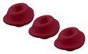 Womanizer Zestaw 3 Nakładek S Bordeaux - do Premium 2/Classic 2, silikon