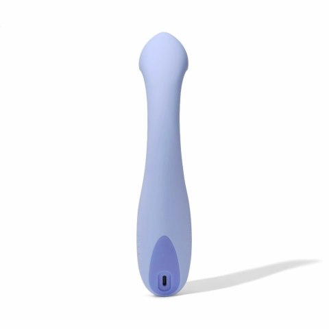 Dame Arc Ice - silikonowy model intymny, zakrzywiona końcowka, 5 trybow