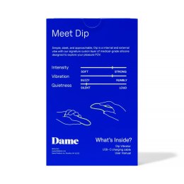 Dame Dip 2.0 - Wibrator wielofunkcyjny, ładowany USB-C, wyższy model