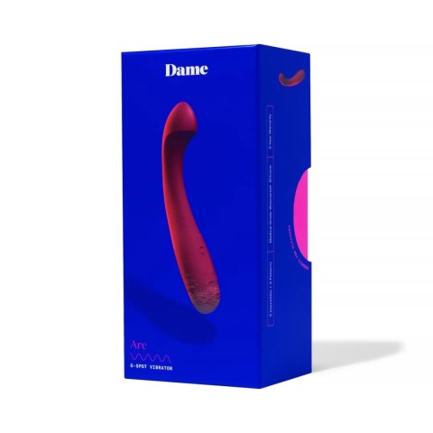 Dame Products Arc Berry - wielofunkcyjny model silikonowy, wodoodporny