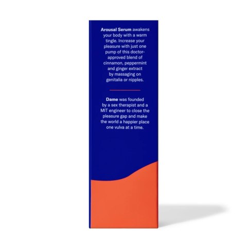 Dame Products Arousal Serum 30ml - formuła roślinna z olejkiem miętowym