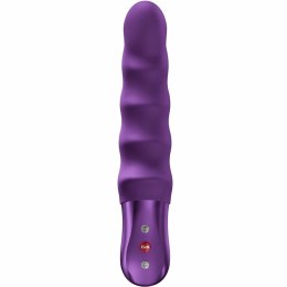 Fun Factory Stronic Surf Dark Violet - pulsator z falistą teksturą, 20 cm