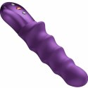 Fun Factory Stronic Surf Dark Violet - pulsator z falistą teksturą, 20 cm