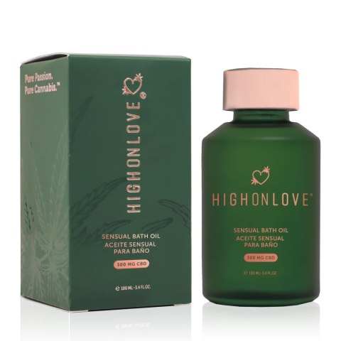 HighOnLove CBD Bath & Body Oil 100ml - Luksusowy Olejek do Kąpieli i Ciała