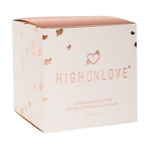 HighOnLove Cannabis Body Butter Masło do Ciała 200ml Liczi-Piwonia