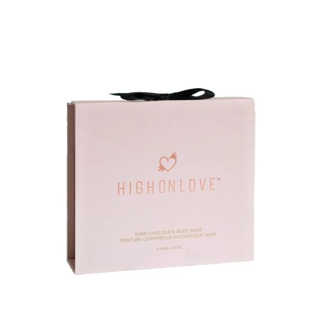 HighOnLove Dark Chocolate Body Paint 100ml - naturalna farba do ciała z olejem konopnym