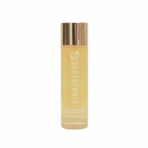 HighOnLove Massage Oil Biały Czekoladowy 120ml - Naturalny Olejek do Masażu