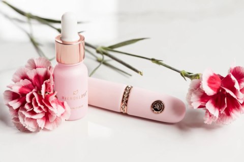 HighOnLove The Minis Pleasure Collection - zestaw pielęgnacyjny z olejkami i urządzeniem masującym