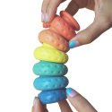 Ohnut Classic - Zestaw 4 Miękkich Regulowanych Pierścieni Kolorowych