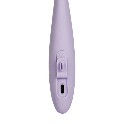 Svakom Cici 2 Jasny Fiolet - Wibrator punktowy z funkcją ogrzewania Bluetooth