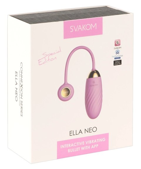 Svakom Ella Neo Pink - Interaktywna wibro-kula sterowana aplikacją