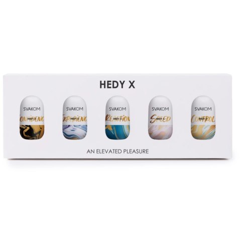 Svakom Hedy X Zestaw 5 Rękawow Intymnych Mix Tekstur Uniwersalny