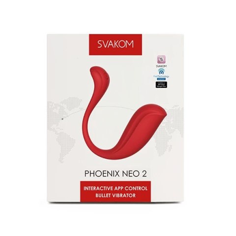 Svakom Phoenix Neo 2 Interaktywny Wibrator Kulkowy, Sterowanie Aplikacją