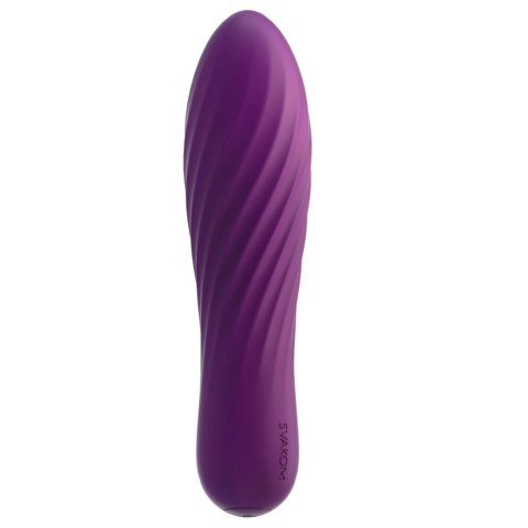 Svakom Tulip Violet - Kompaktowy wibrator silikonowy, 10 trybow, wodoodporny