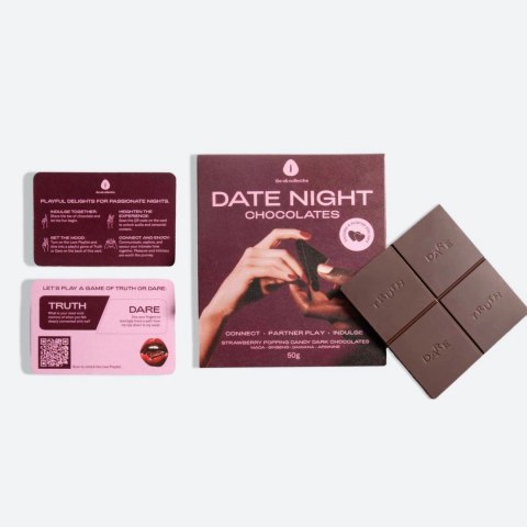 The Oh Collective Date Night Chocolates z Macą i Żeń-szeniem 50g