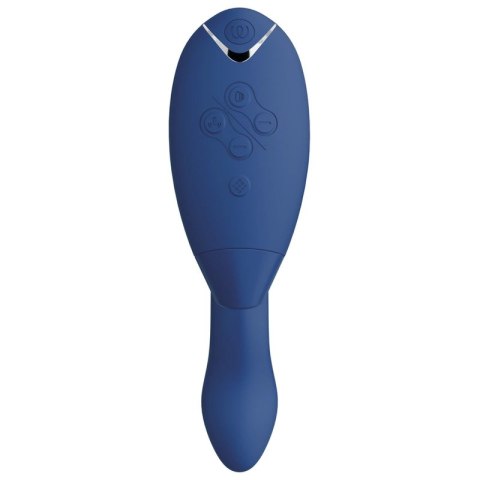 Womanizer Duo 2 Blue - Innowacyjny model z technologią powietrzną, silikonowy