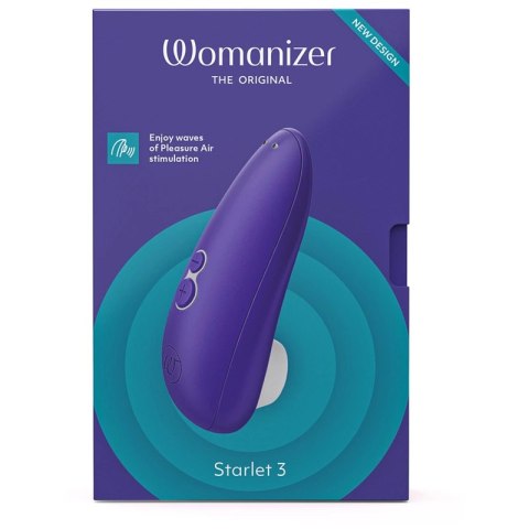 Womanizer Starlet 3 Indigo - Kompaktowy model z technologią powietrza IPX7