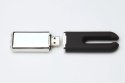 Crave Duet Black - dwugłowicowy stymulator wibracyjny USB, 11,6 cm