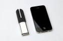 Crave Duet Black - dwugłowicowy stymulator wibracyjny USB, 11,6 cm