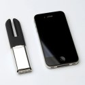 Crave Duet Black - dwugłowicowy stymulator wibracyjny USB, 11,6 cm