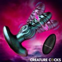 Creature Cocks Octo-Squirm wibrujący korek analny 12,4 cm z pilotem