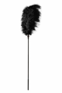 GP Large Feather Tickler Black - duży czarny pioropusz na rączce 73 cm