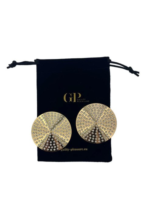GUILTY PLEASURE Glimmer Gaze Covers Gold - złote ozdobne nakładki 5 cm