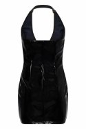 GUILTY PLEASURE Helix Halter Dress czarna XL z zamkiem Datex