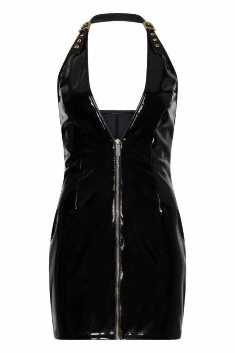 GUILTY PLEASURE Helix Halter Dress czarna sukienka Datex XXL