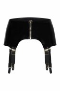 GUILTY PLEASURE Midnight Suspender Belt Black L - Pas do Pończoch Datex Zip