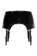 GUILTY PLEASURE Midnight Suspender Belt Black L - Pas do Pończoch Datex Zip