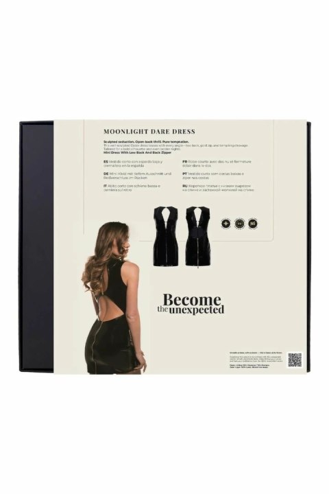 GUILTY PLEASURE Moonlight Dare Dress czarna sukienka XXL Datex