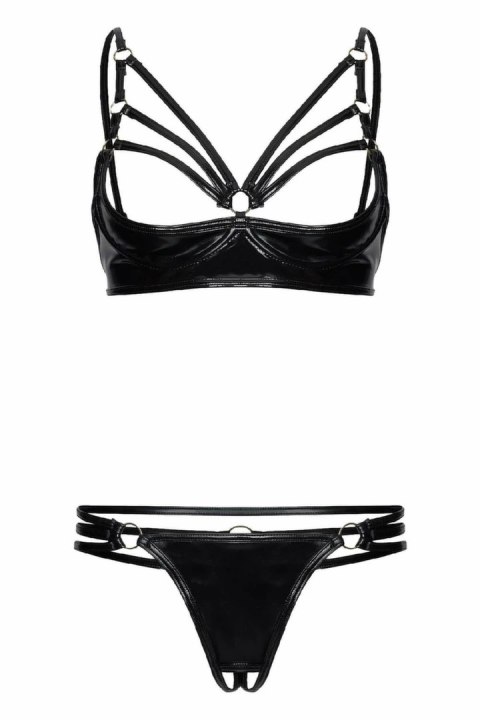 GUILTY PLEASURE Nocturne Night Set Black XXL - Datex, Strappy Design