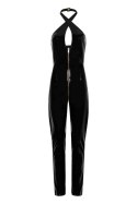 GUILTY PLEASURE Soft Blaze Catsuit Black L - Datex, Zamek Złoty, Bez Rękawow