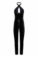 GUILTY PLEASURE Soft Blaze Catsuit Black L - Datex, Zamek Złoty, Bez Rękawow