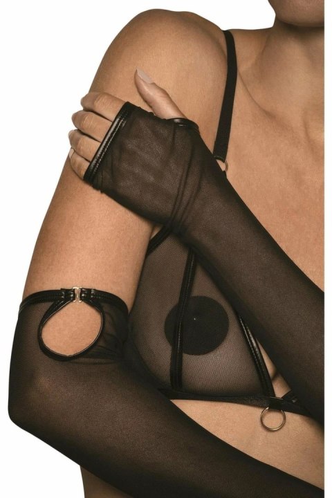 GUILTY PLEASURE Soft Serve Sleeves S/M - lekkie siateczkowe rękawy