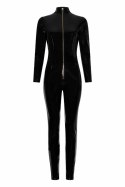 GUILTY PLEASURE Total Eclipse Catsuit Black S - kombinezon Datex z zamkiem