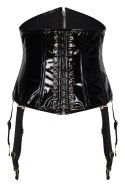 GUILTY PLEASURE Wondering Waist Cincher Black L - model z odpinanymi paskami
